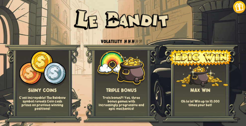 Игровой слот Ле Бандит на деньги